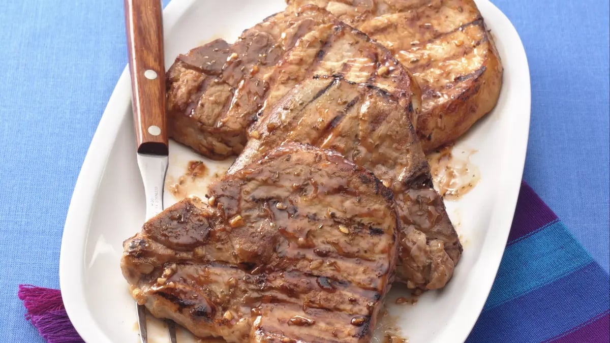 Honey-Glazed Pork Chops