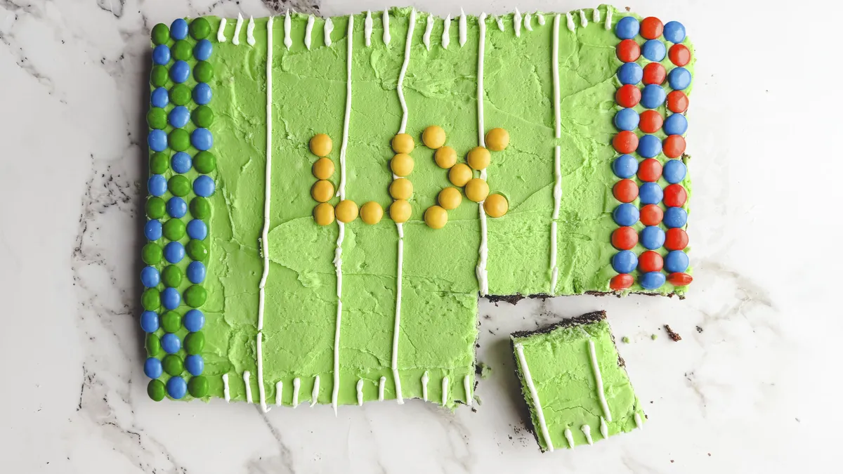 Game Day Touchdown Brownies