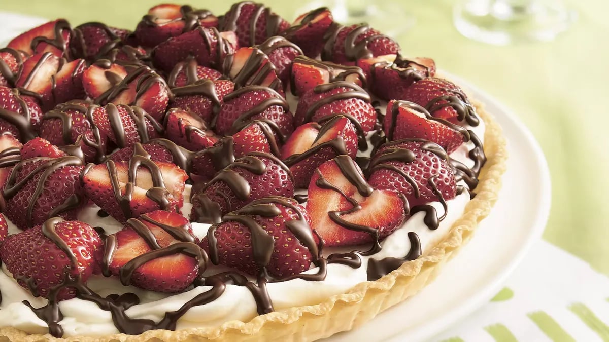 Strawberries and Cream Tart