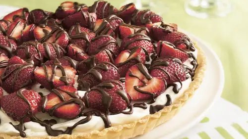 Strawberries and Cream Tart