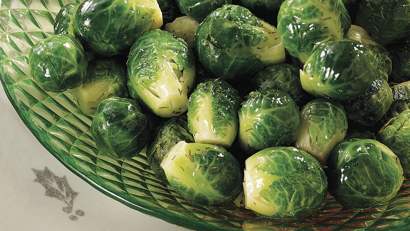 Honey-Mustard Dilled Brussels Sprouts