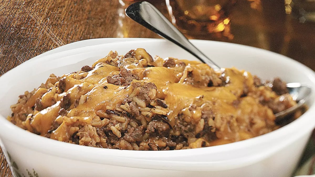 Wild Rice and Beef Casserole