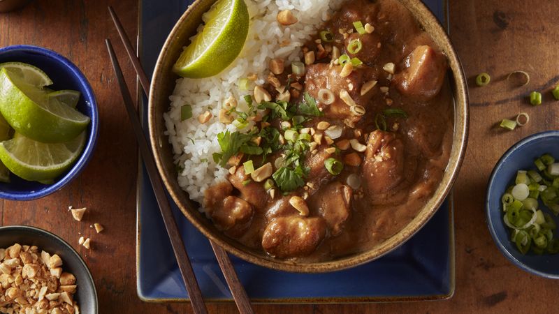 Slow-Cooker Thai Peanut Chicken Soup
