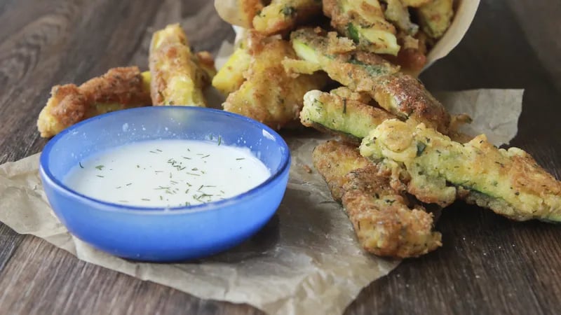 Ranch Fried Zucchini