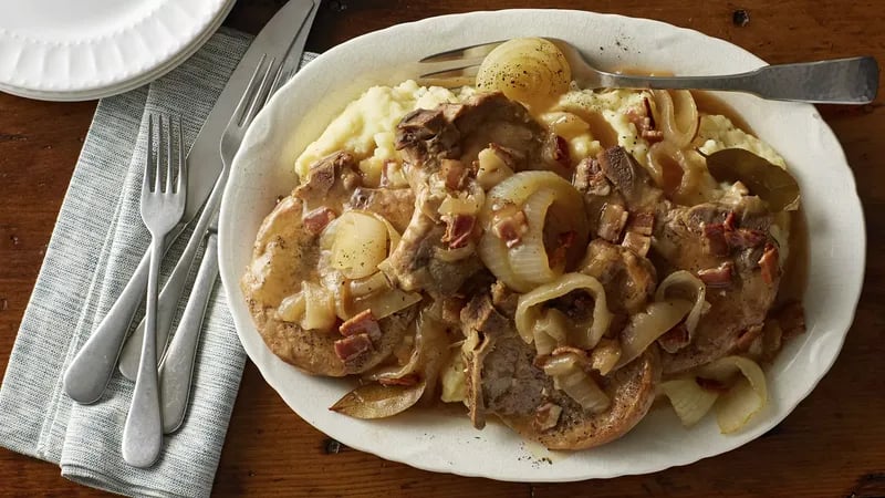 Slow-Cooker Smothered Pork Chops