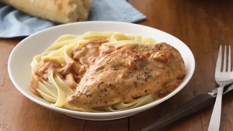 Creamy Tomato Slow-Cooker Chicken