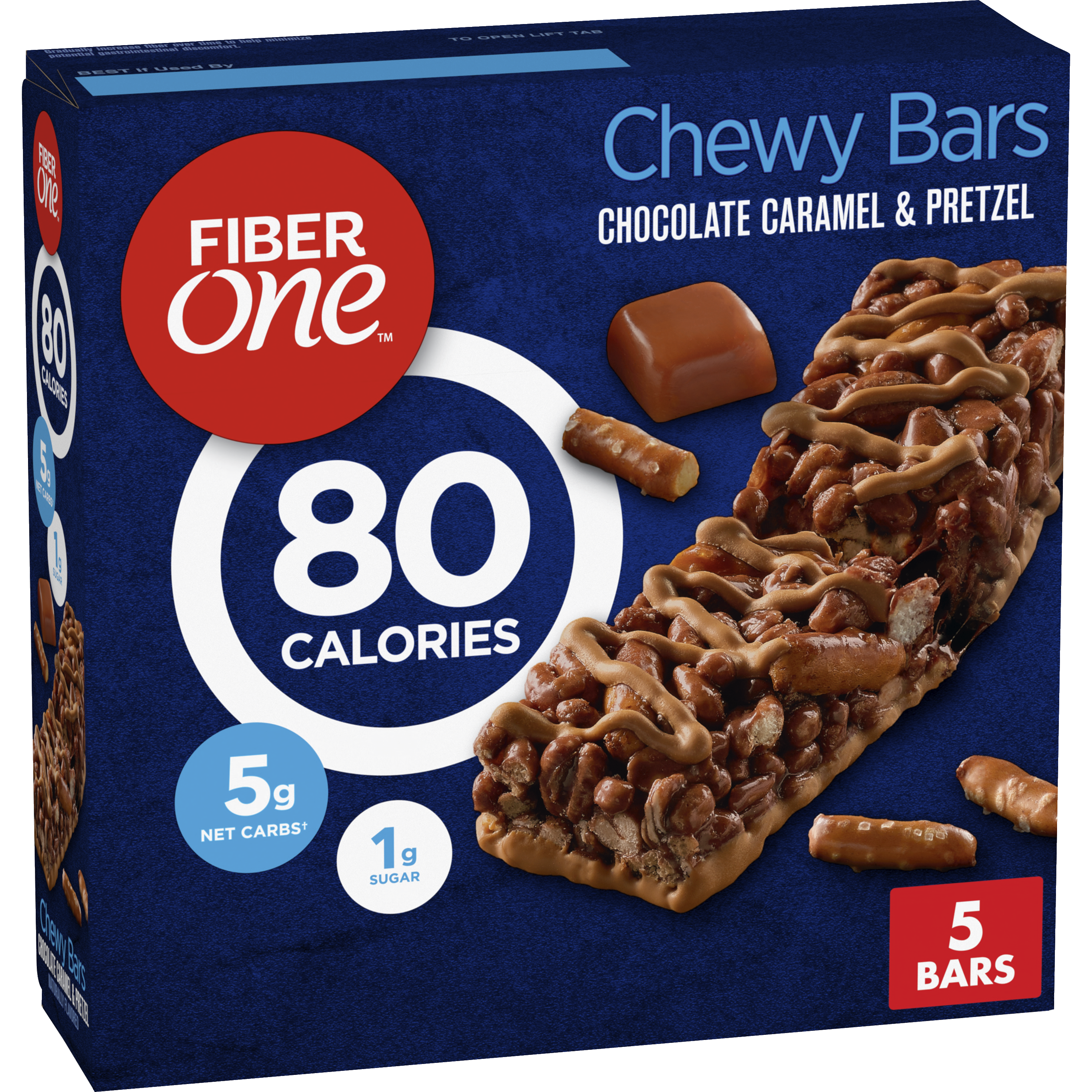 FiberOne Chocolate Caramel & Pretzel Chewy Bar - Fiber One
