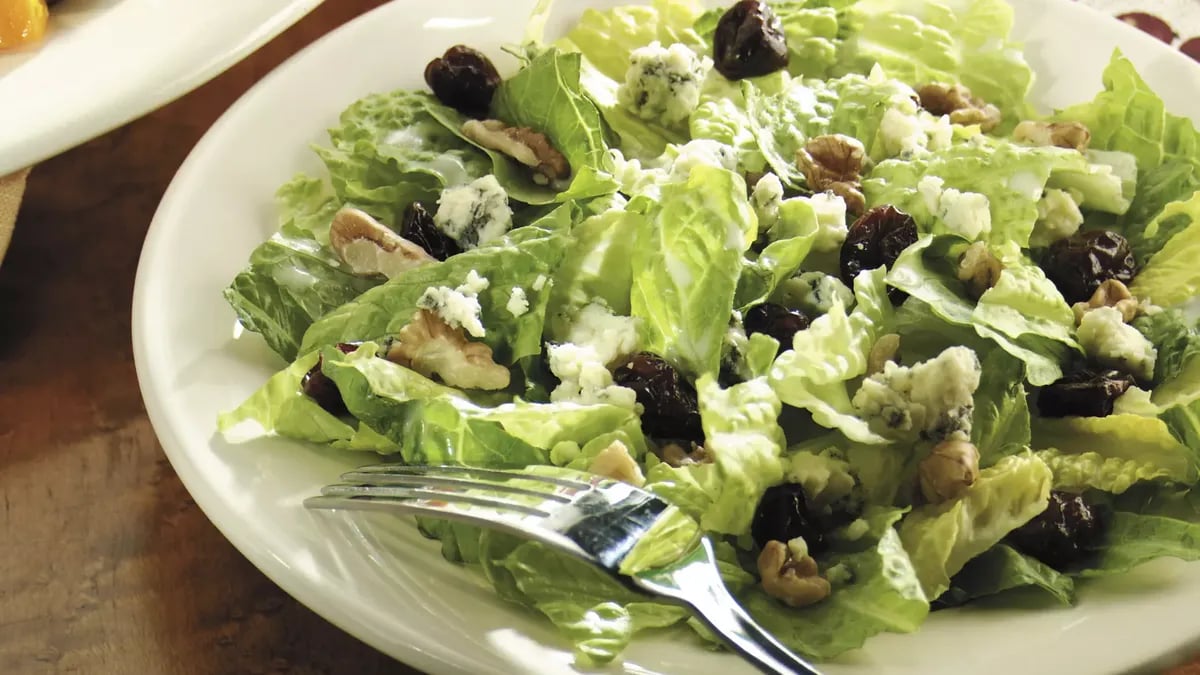 Dried Cherry, Walnut and Gorgonzola Salad