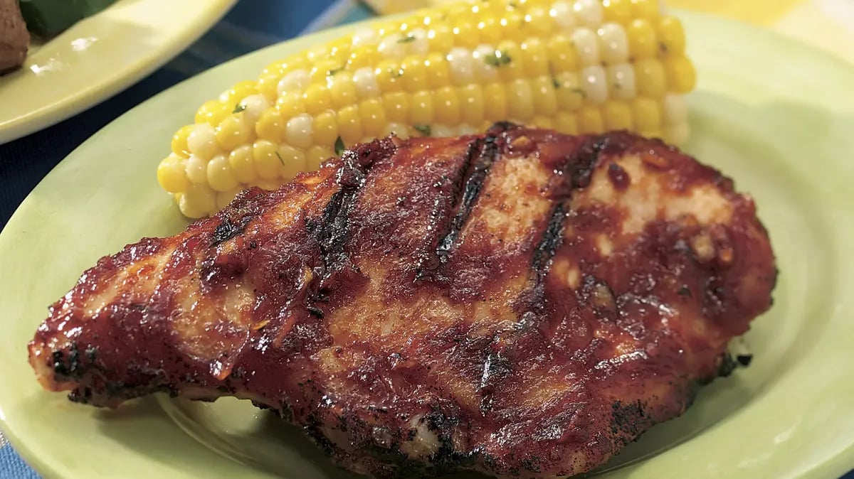 Pepper Strip Steaks with Lemon-Chive Butter