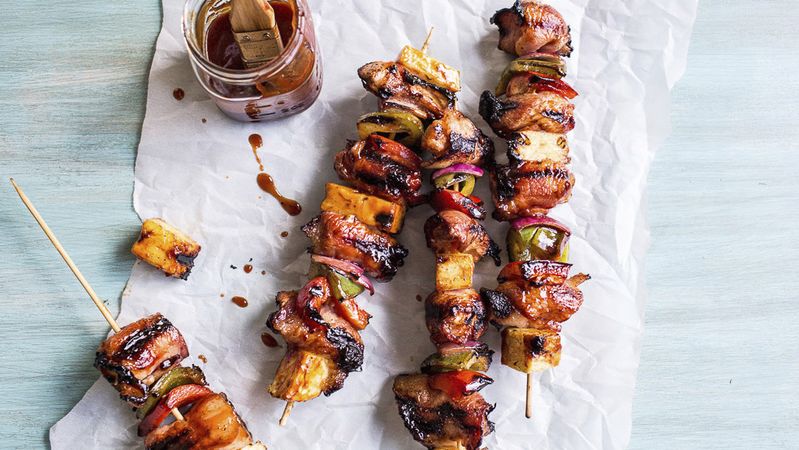 Bacon-Wrapped Chicken Kabobs
