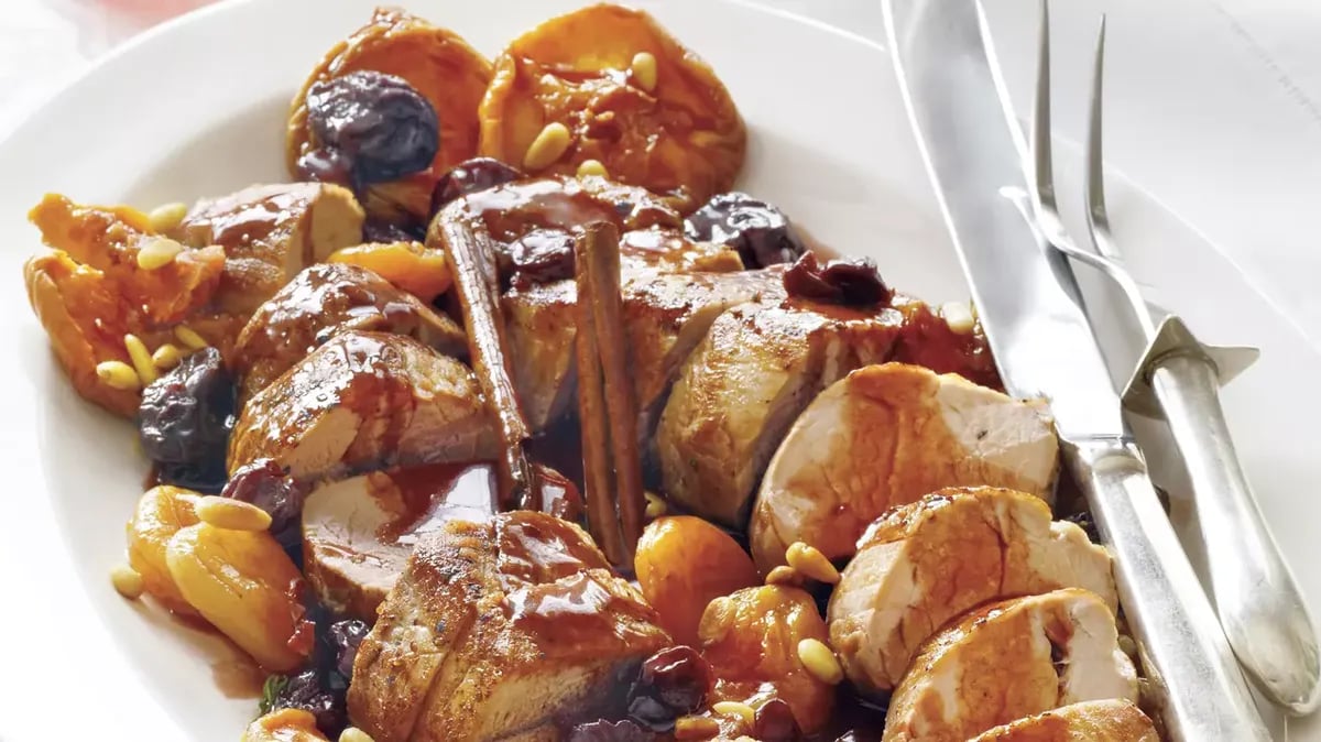 Roasted Pork with Port Sauce