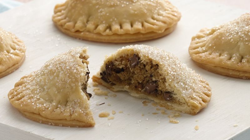 Chocolate Chip Cookie-Stuffed Pies 