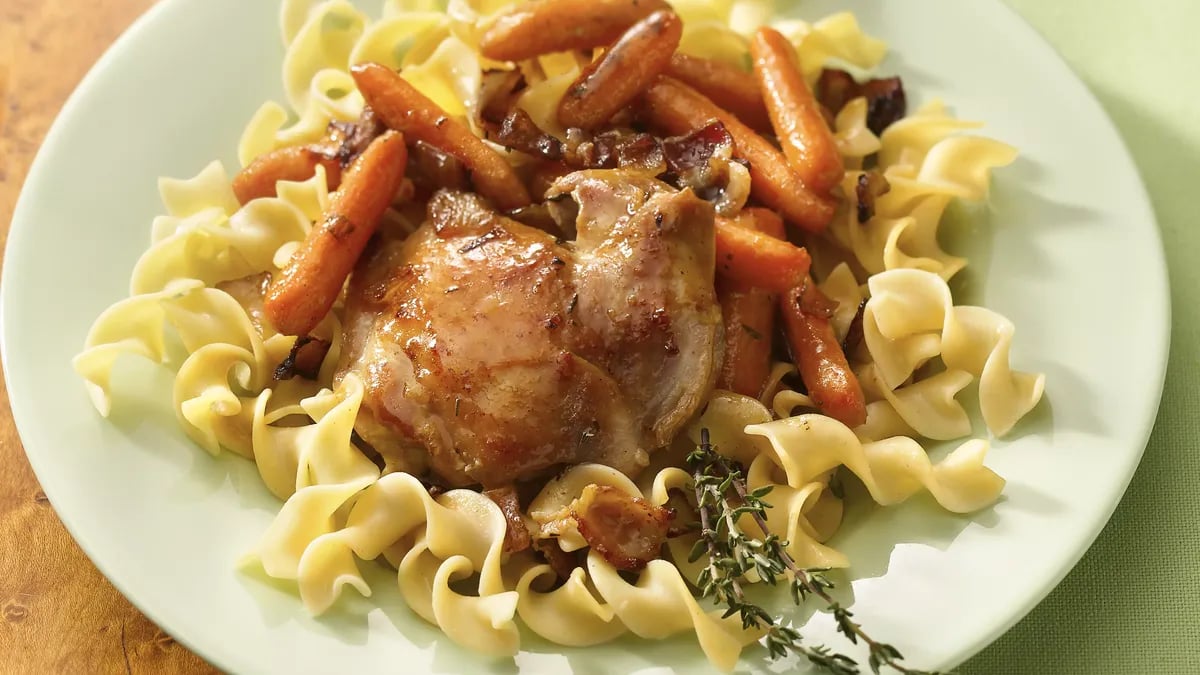 Honey-Glazed Chicken and Carrots