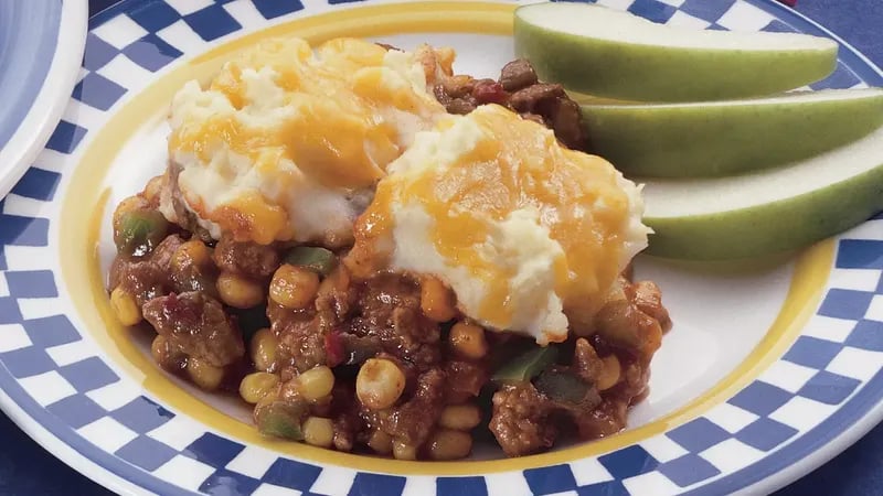 Potato-Topped Sloppy Joe Casserole