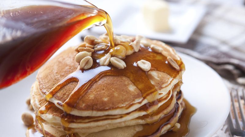 Easy Pancakes from Scratch with Jack Daniel's™ Syrup Recipe - Tablespoon.com