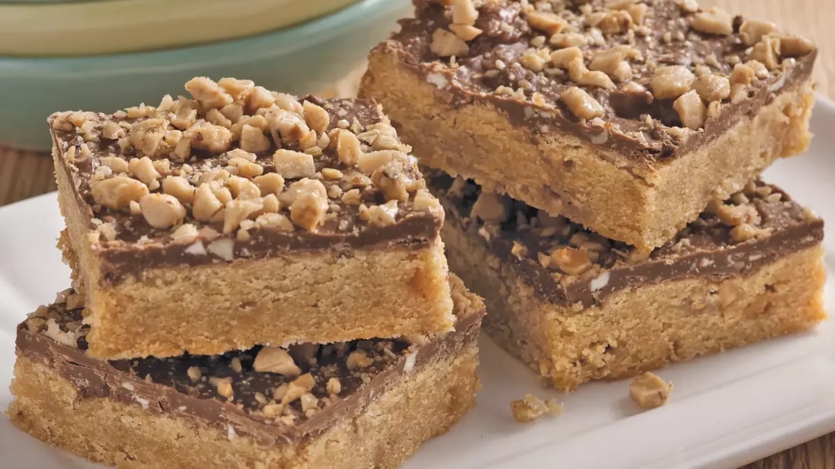 Gluten-Free Toffee Peanut Butter Bars