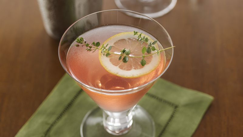 Lemon-Thyme Cocktails 