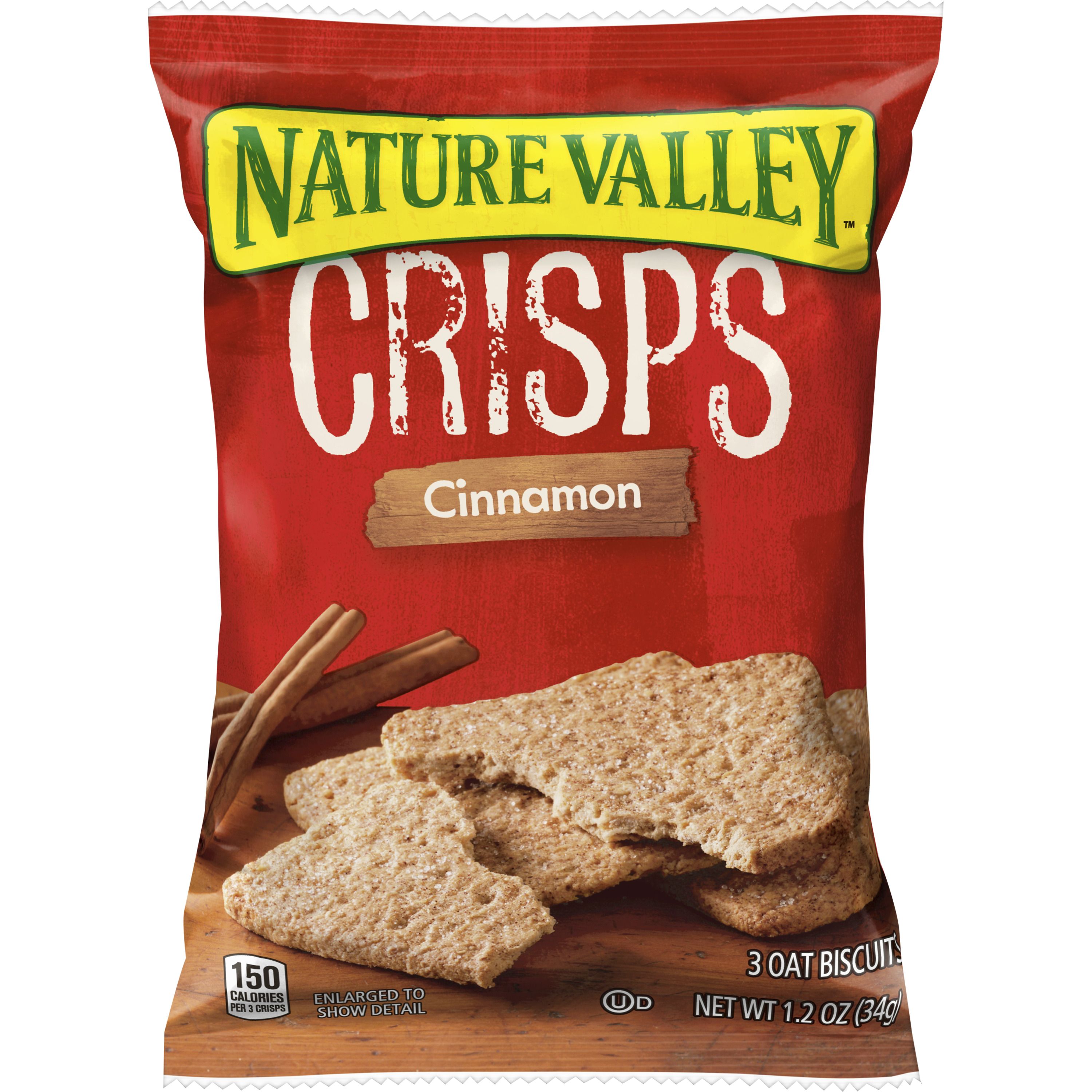 Front - 3D Nature Valley Cinnamon Crisps