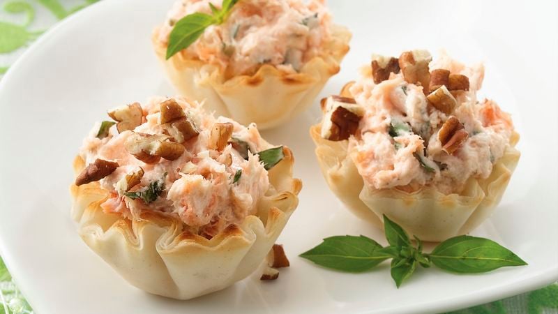 Smoked Salmon Cheese Cups