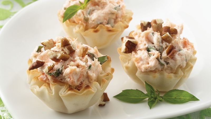 Smoked Salmon Cheese Cups