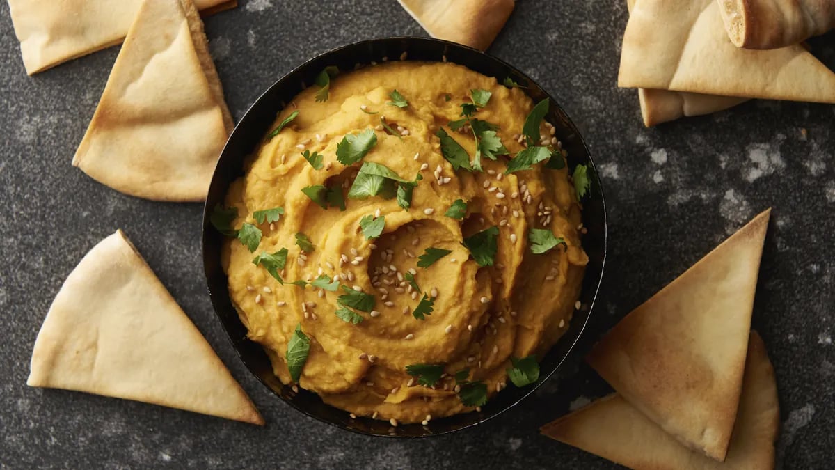 Roasted Sweet Potato Miso Hummus