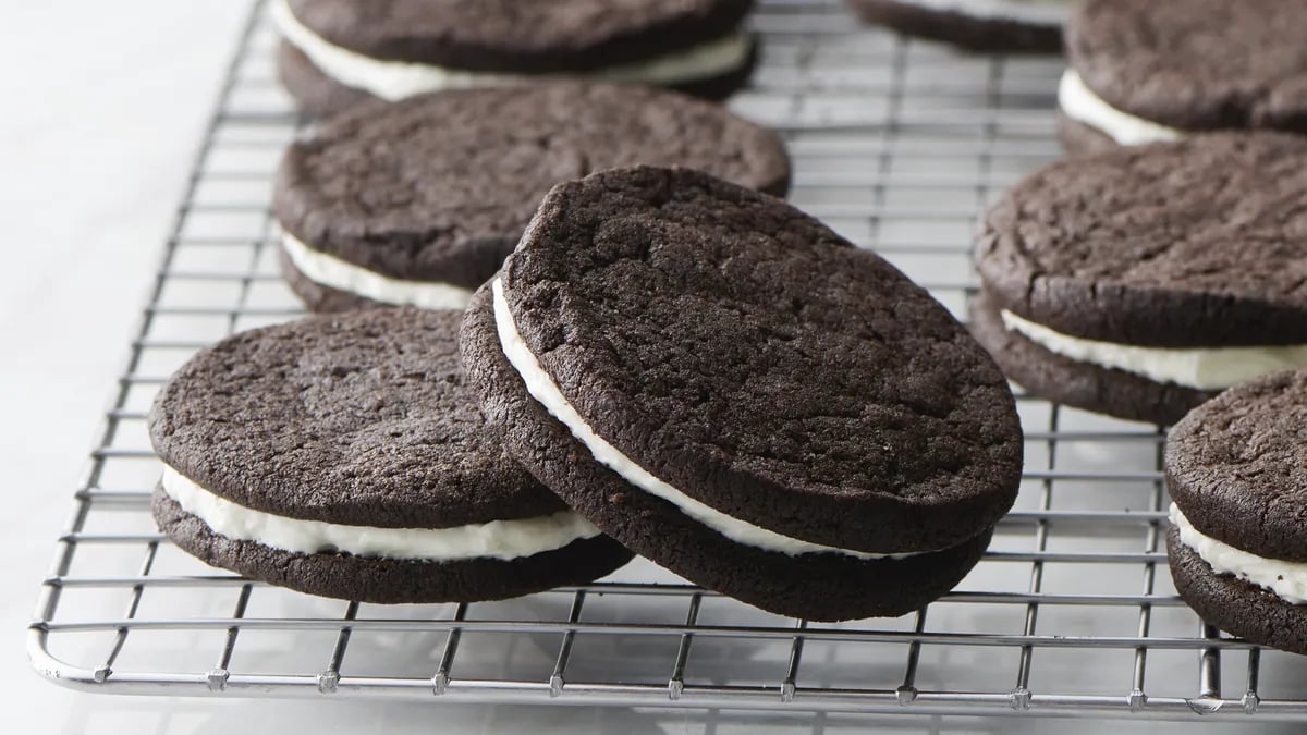 Dark Chocolate Sandwich Cookies