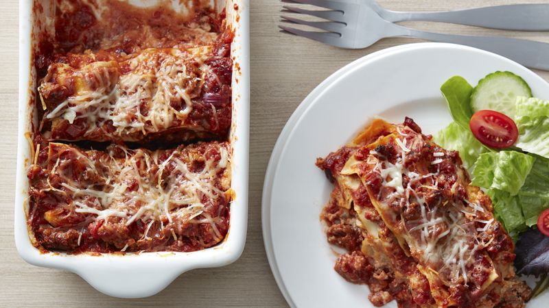 Italian Sausage Lasagna (Cooking for 2)