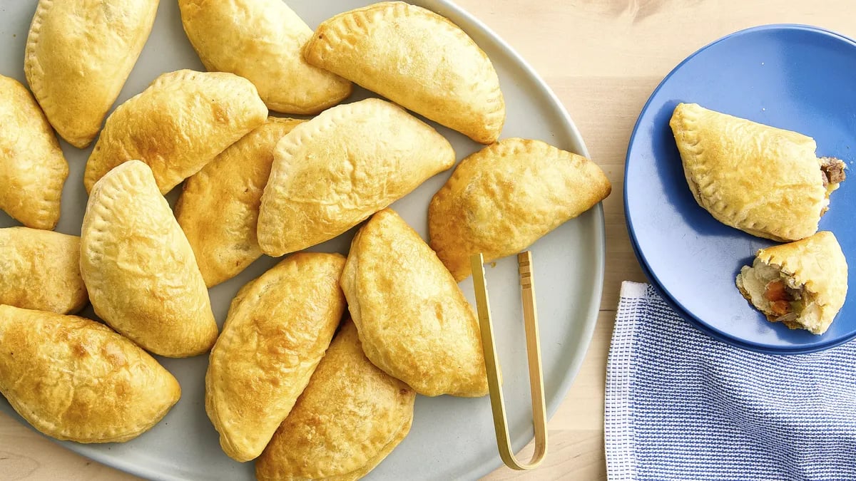 Leftover Pot Roast-Stuffed Biscuit Foldovers