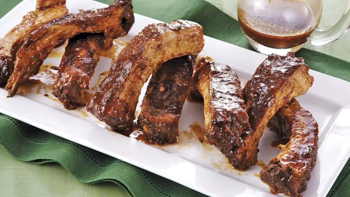 Slow-Cooker Caribbean Jerk Baby Back Ribs