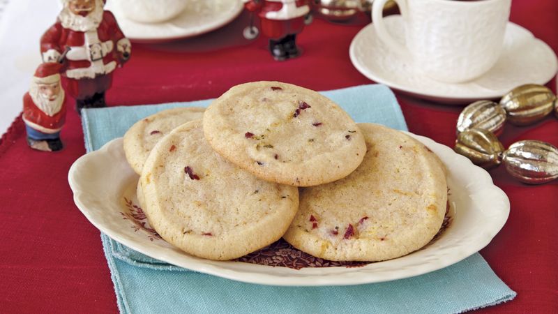 Rosemary Cranberry Cookies