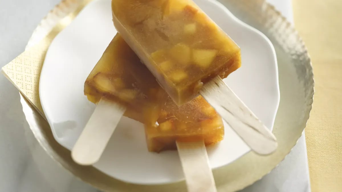 Peach Chai Spice Tea Pops