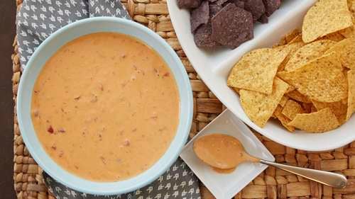 2-ingredient Crock Pot Cheese Dip Recipe - Crazy for Crust