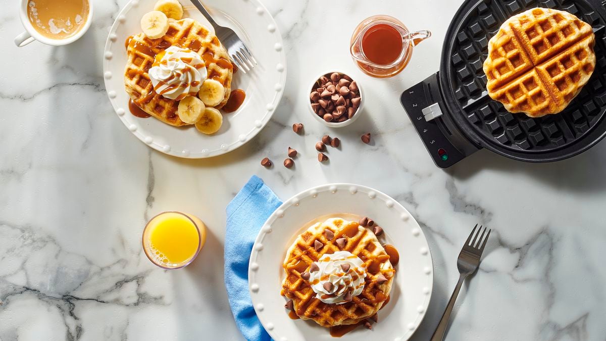 DIY Mcdonald's-inspired breakfasts and more with this Cuisinart waffle maker