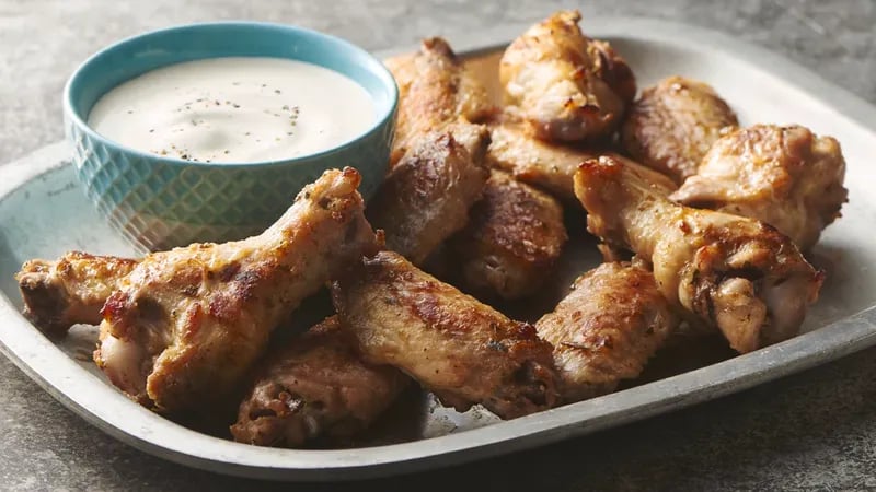 4-Ingredient Ranch Chicken Wings