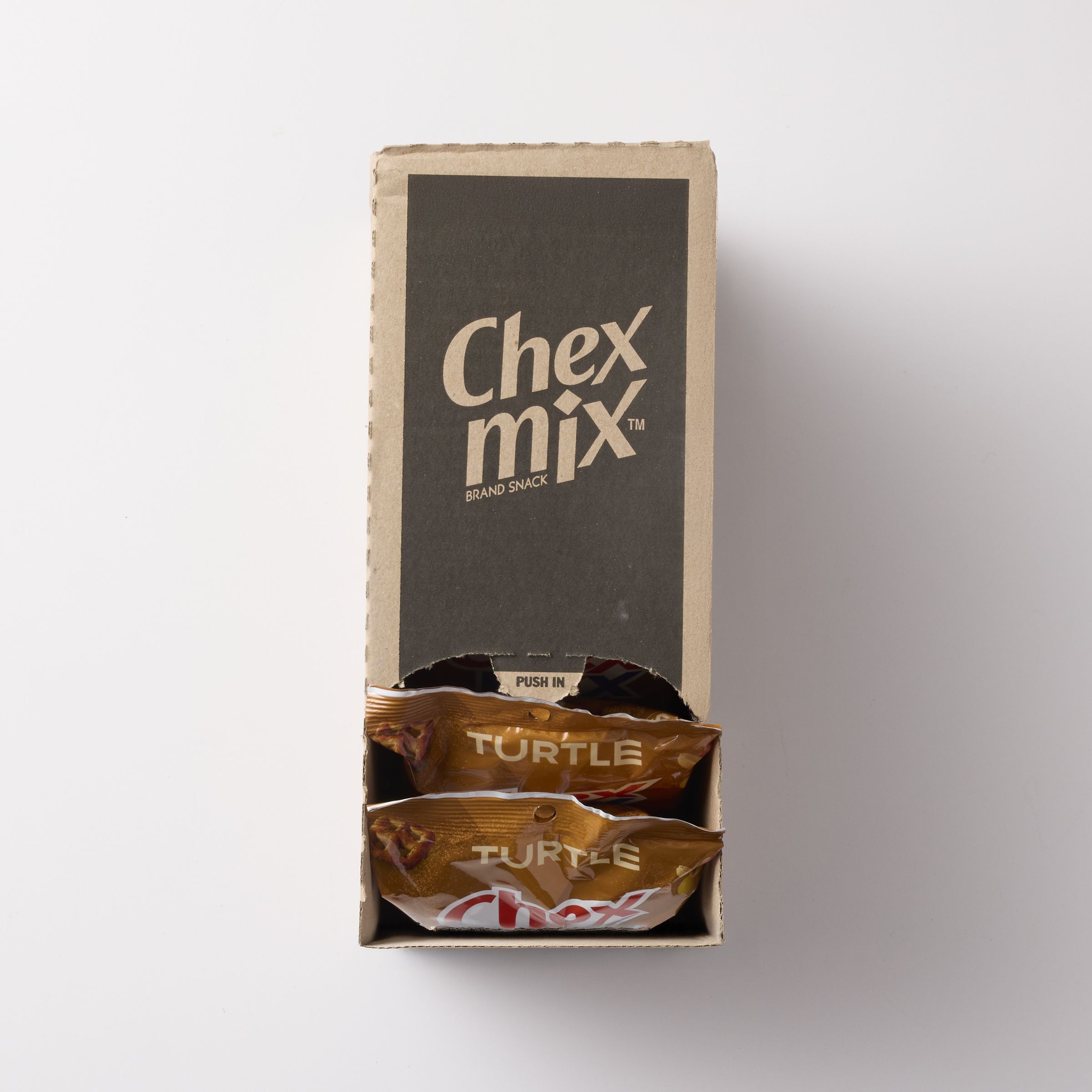  Open Case Chex Mix Salty Snack Bag Turtle 7/4.5 OZ