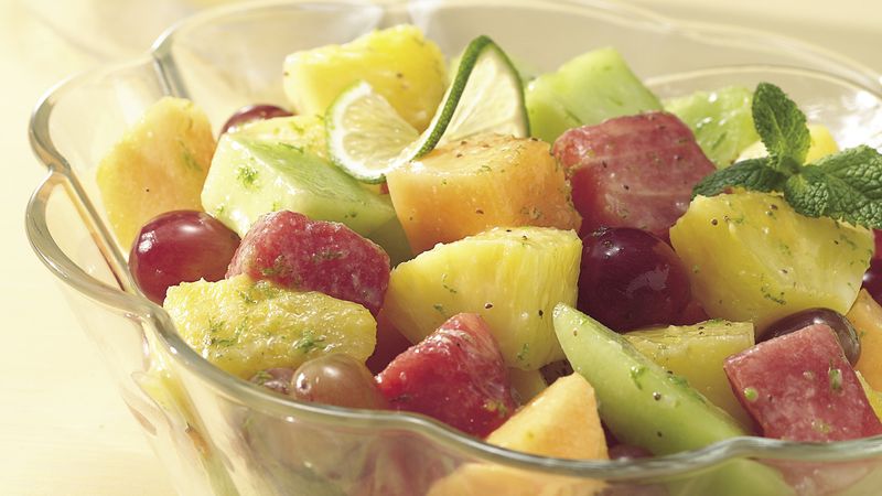Speedy Honey-Lime Fruit Salad