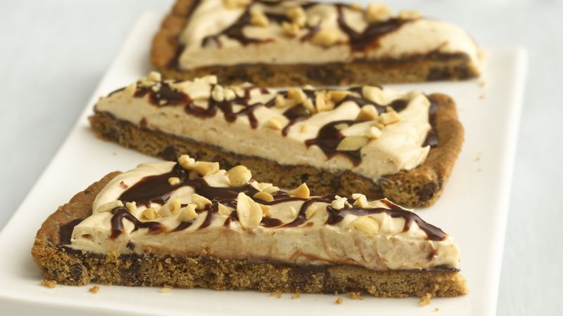 Chocolate-Peanut Butter Cookie Pizza