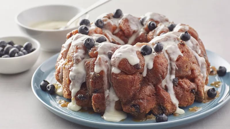 Blueberry-Cream Cheese Monkey Bread