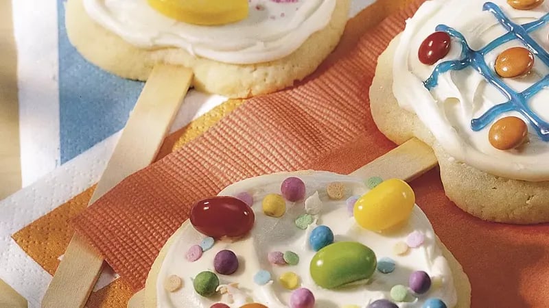 Lollipop Cookies 