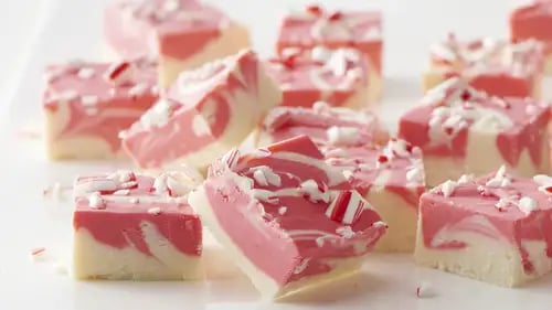 Candy Cane Fudge