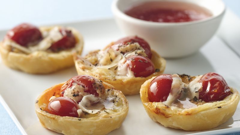 Brie and Candied Tomato Tartlets
