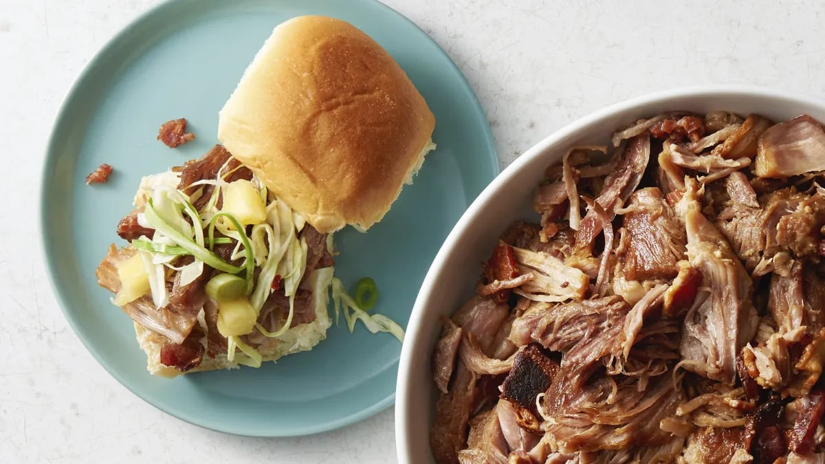 Instant Pot™ Kalua Pork Sliders with Pineapple Slaw