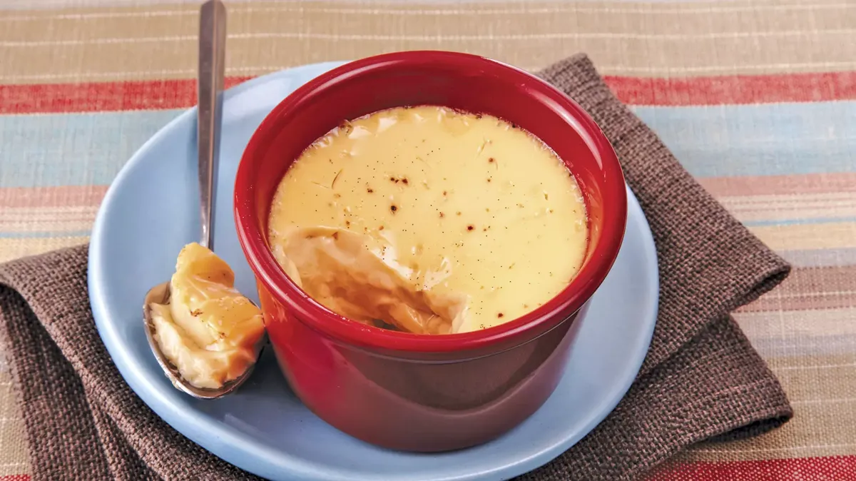 Slow-Cooker Vanilla Bean Custard