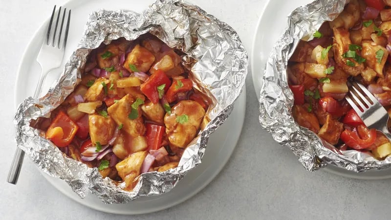 BBQ Chicken Foil Packs