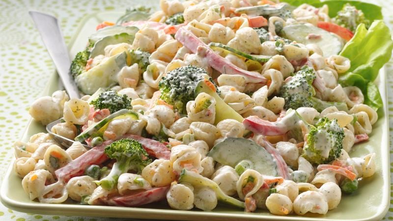 Garden Ranch Pasta Salad Recipe 