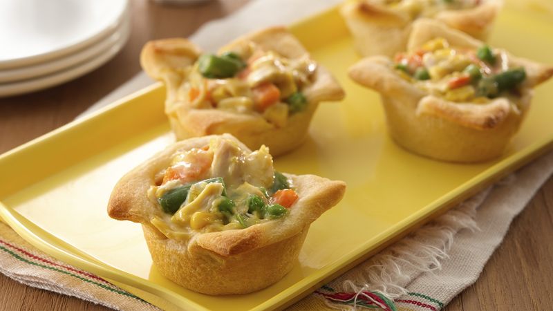Muffin Tin Chicken Pot Pies - The Baker Chick