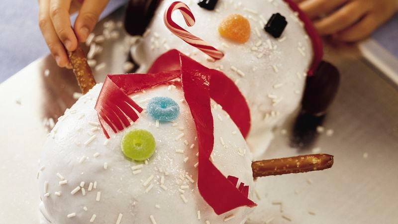 Easy Christmas Party Favor: Build Your Edible Snowman Kit - Inspired by  Family