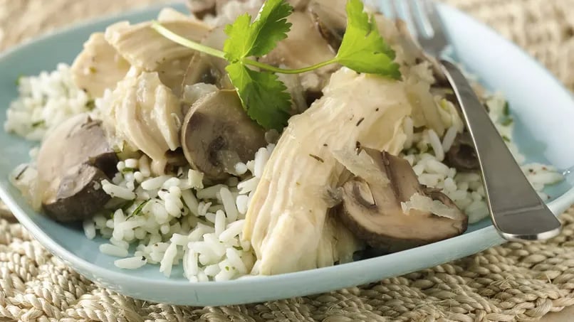 Slow-Cooker Chicken with Mushrooms