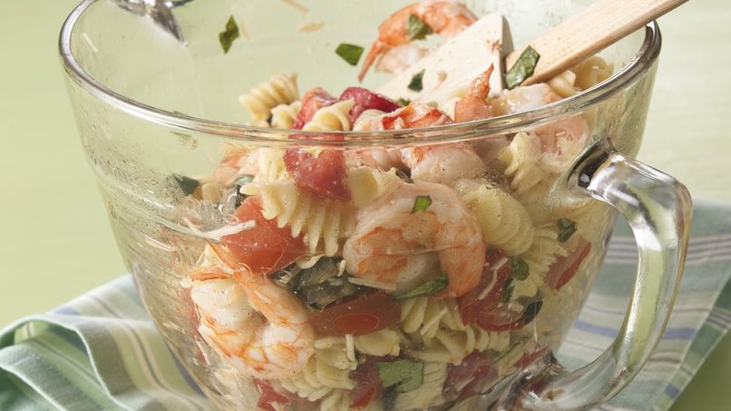 Warm Italian Shrimp Salad
