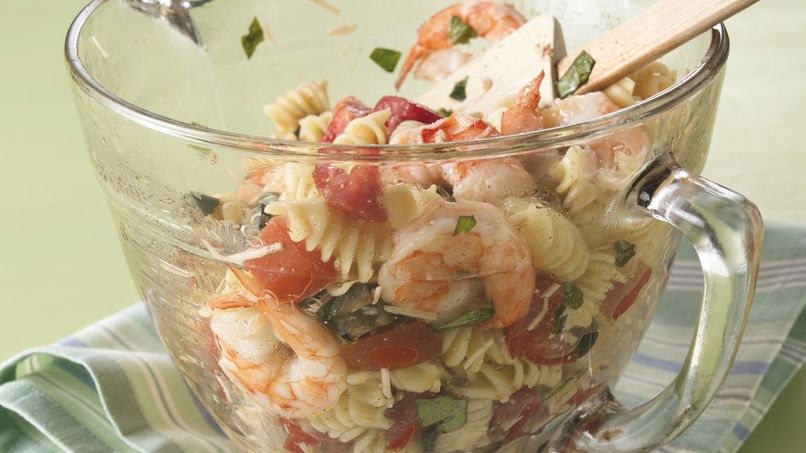 Pasta a la Italiana con Camarones